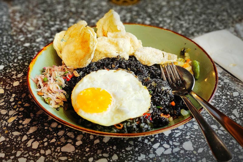 Octopus Fried Rice Very Delicious Stock Photo Image of delicious