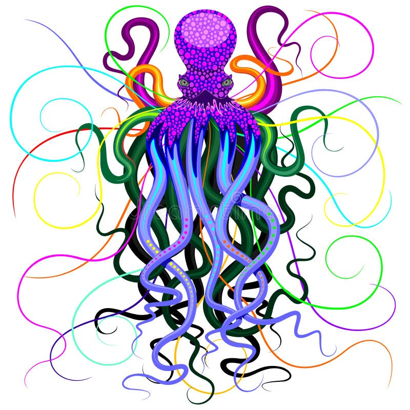 Octopus Psychedelic Luminescence