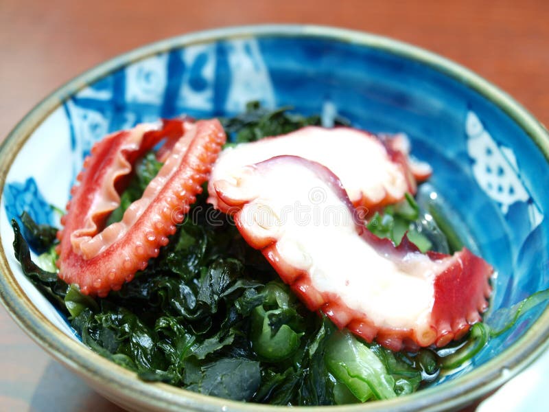 Octopus sashimi