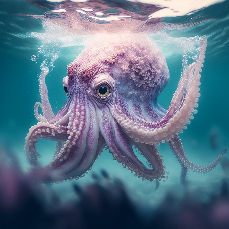 Octupus underwater