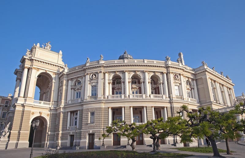 Odessa opera royalty free stock image