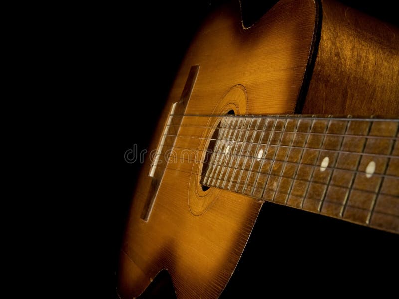 odizolowywająca czarny klasyczna gitara zdjęcia stock odizolowywająca czarny klasyczna gitara zdjęcia stock
