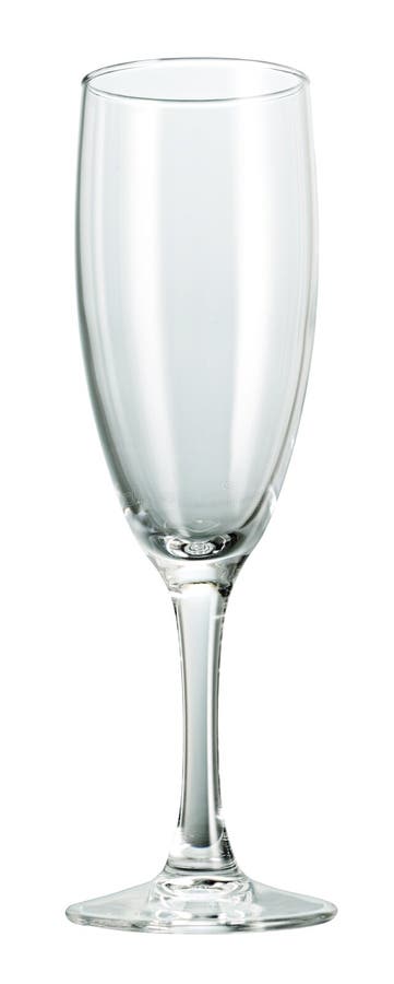 Champagne glass clear isolated on white. Champagne glass clear isolated on white