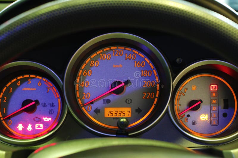 Odometer Speed in my car stock photo. Image of brilliant 106280466