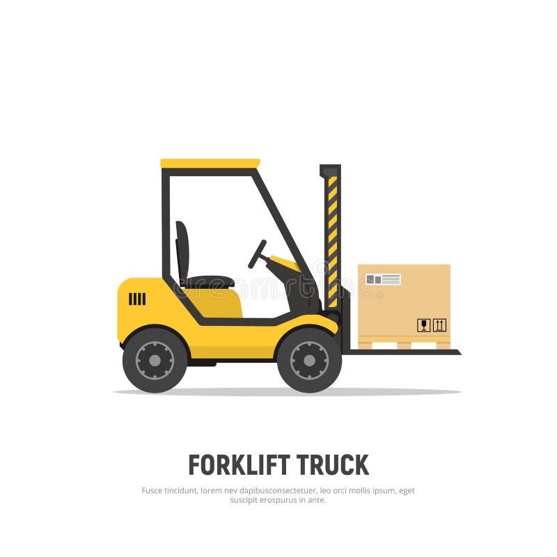 Odosobniona forklift ciężarówka z pudełkami na barłogu na białym tle shipwreck Dystrybucja magazyn Ikony forklift ilustracji Odosobniona forklift ciężarówka z pudełkami na barłogu na białym tle shipwreck Dystrybucja magazyn Ikony forklift ilustracji