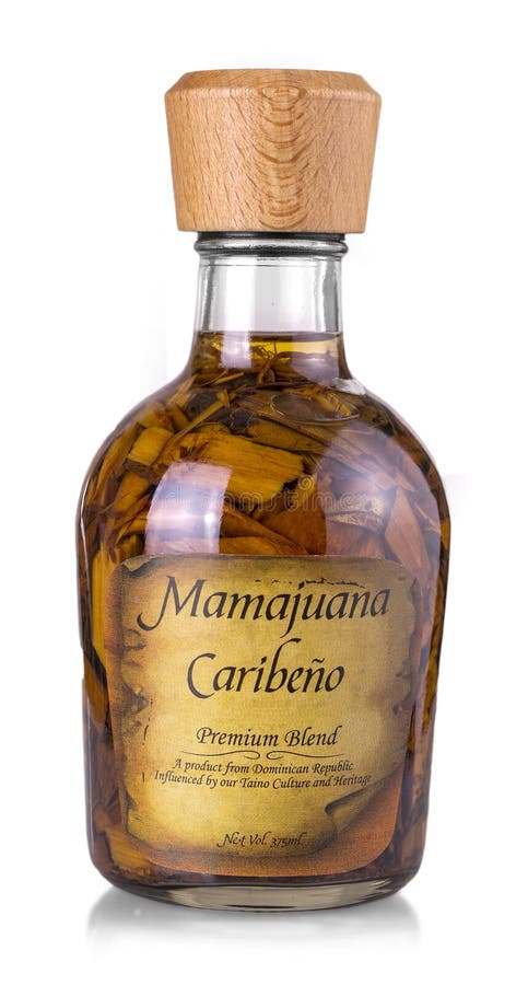 Odosobniona Mamajuana butelka republika dominikańska dom Zrobił Aphr zdjęcia royalty free Odosobniona Mamajuana butelka republika dominikańska dom Zrobił Aphr zdjęcia royalty free