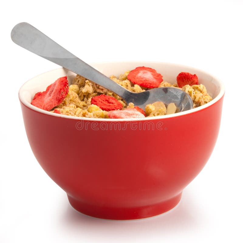 Odosobniony muesli obrazy stock Odosobniony muesli obrazy stock