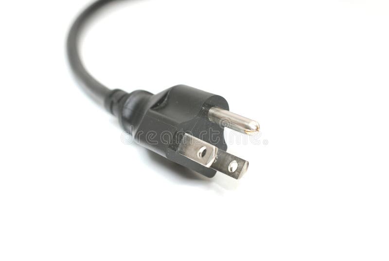 Odseparowana elektrycznej korek fotografia royalty free