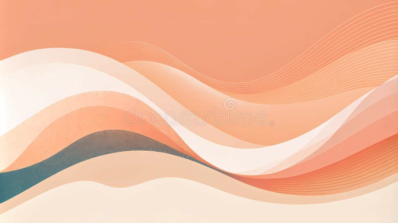 Odsłonięcie fali minimalistyczną podróżą w serce ruchu royalty ilustracja