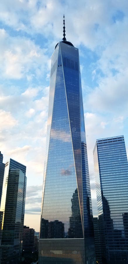 Odzwierciedlenie sÅ‚oneczne w wieÅ¼y World Trade Center