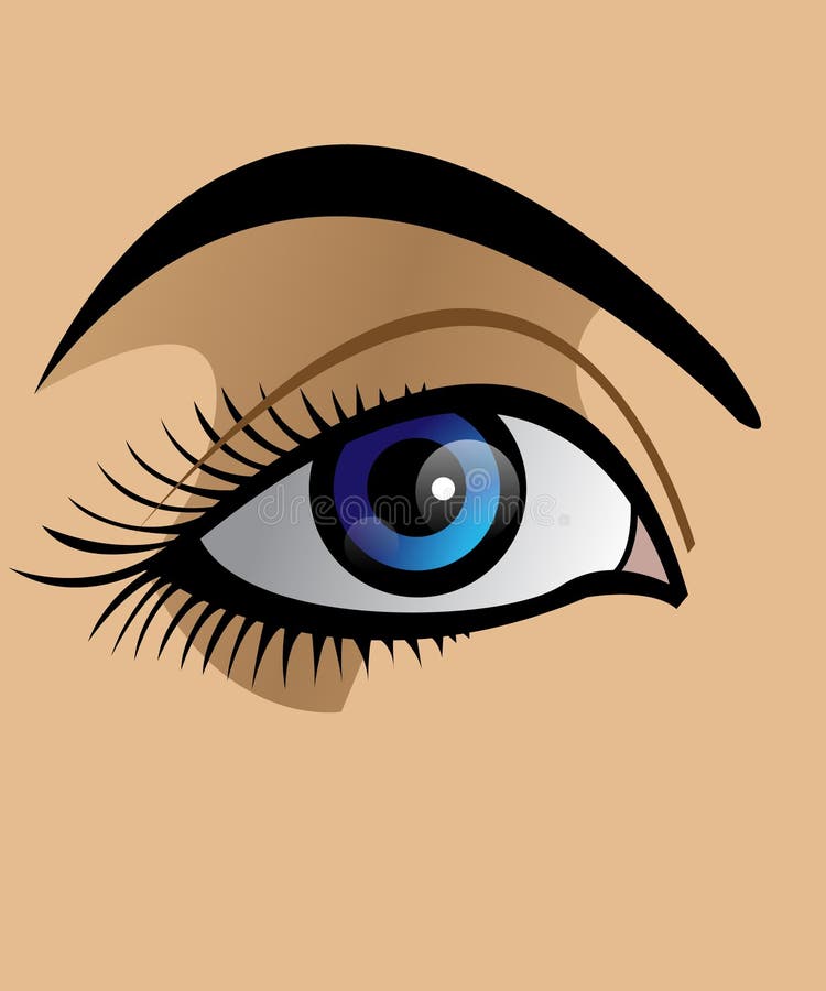Oeil illustration stock