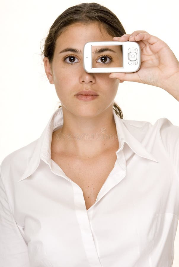 Oeil au téléphone Oeil au téléphone