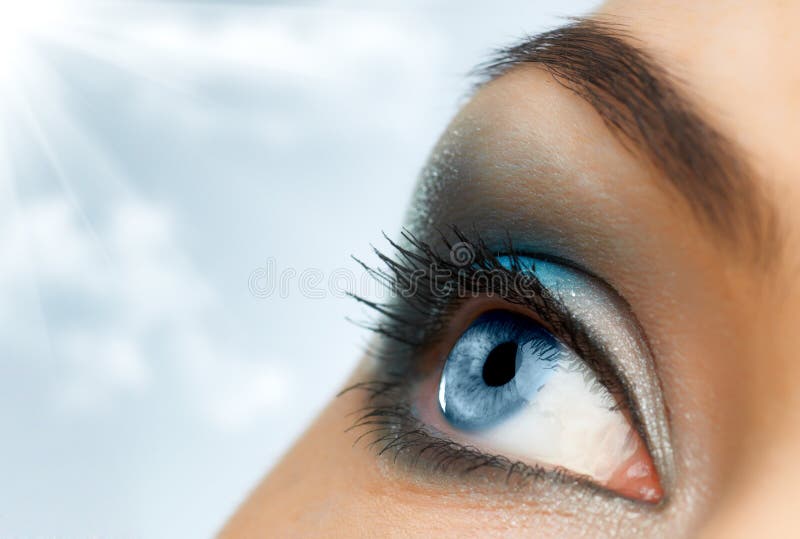 Oeil de beauté images libres de droits Oeil de beauté images libres de droits