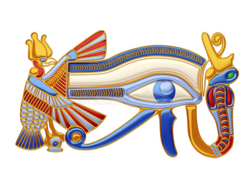 Résumé Par Chapitre De L'oeil D'horus Oeil de Horus V2 illustration stock. Illustration du royal - 42734969