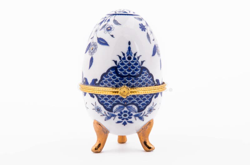 Oeufs en céramique décoratifs de Faberge photo libre de droits Oeufs en céramique décoratifs de Faberge photo libre de droits