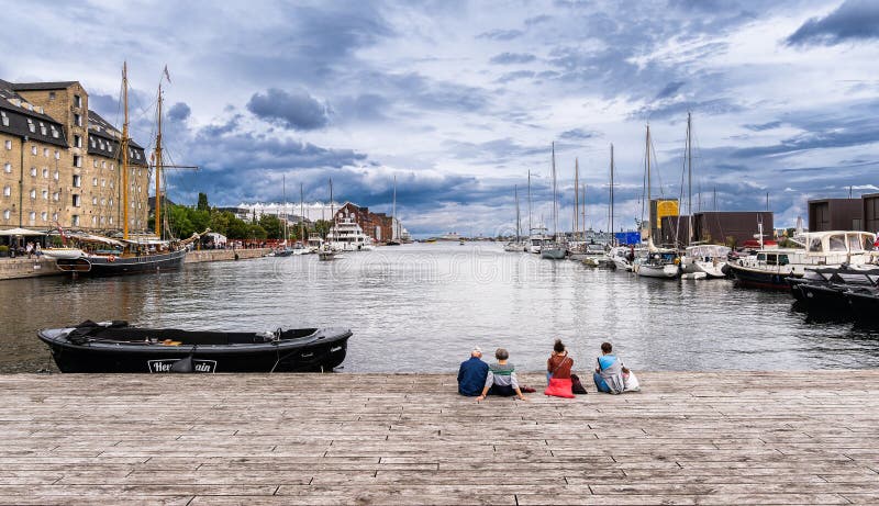 Ofelia square in Conpenhagen harbor,Denmark. Ofelia square in Conpenhagen harbor,Denmark