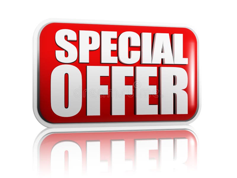Oferta especial ilustração royalty free Oferta especial ilustração royalty free
