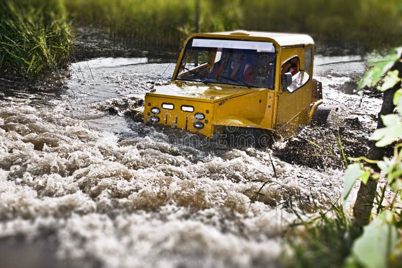Off Road Truck in Trial Competition Stock Image Image of colorful