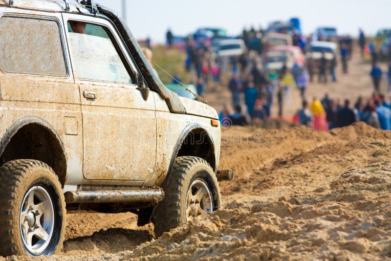 Off roading thrill royalty free stock image