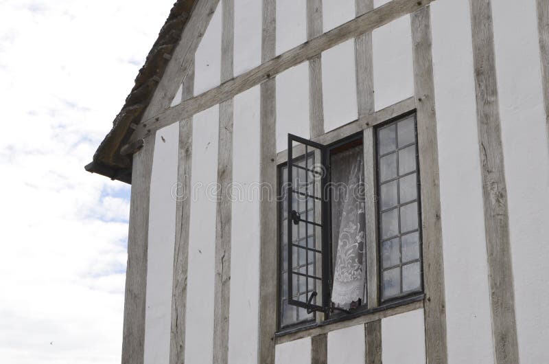 Offenes Fenster Des Alten Viktorianischen Hauses Stockbild Bild Von Offenes Alten