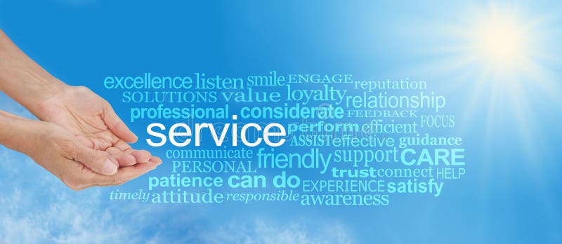 Offering You Service Word Cloud