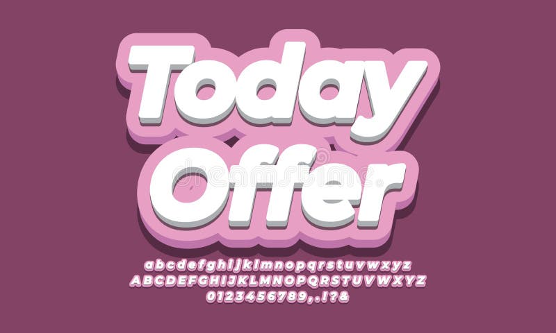 Offerta Di Acquisto Promozione Sconto Offerta Offerta Offerta Offerta  Offerta Modello Rosa 3d Illustrazione Vettoriale - Illustrazione di rosa,  commercio: 200661289