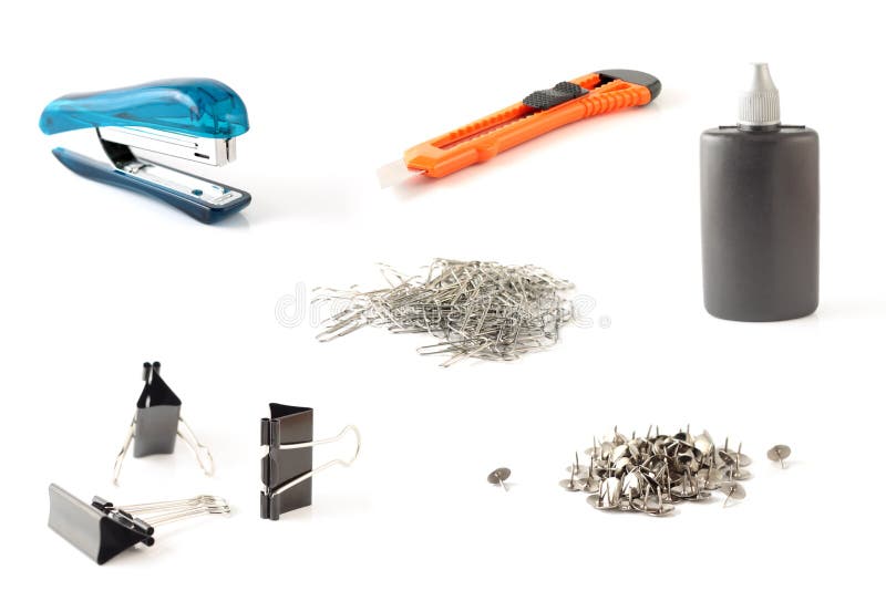 Office accessories stock image. Image of document, bind 8642469