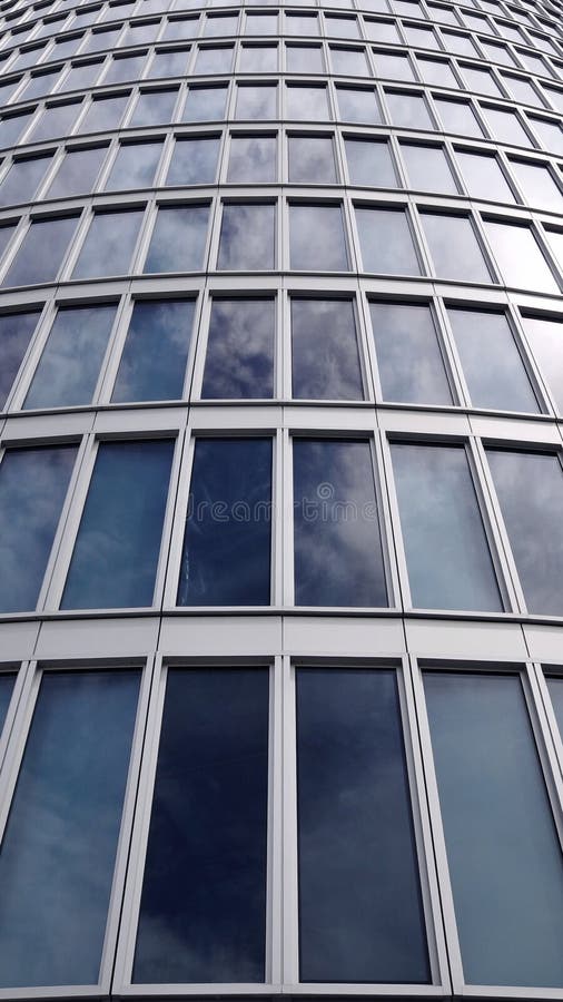 Office Block stock image. Image of cloudy, centre, abstract 20390509