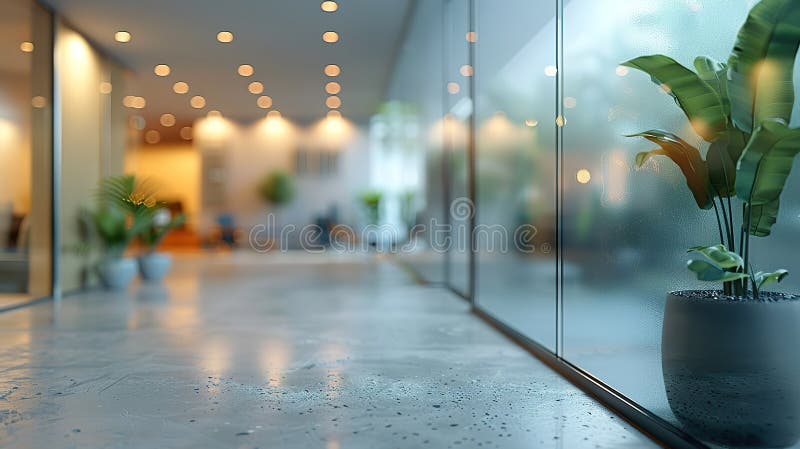 Spațiu de copiere în format Office Deep White Glass pentru text vector illustration
