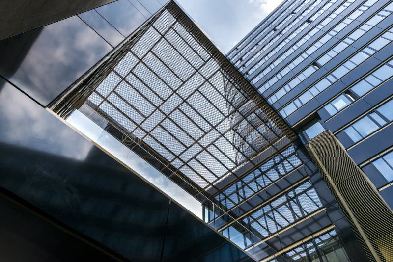 Office building close up stock photo