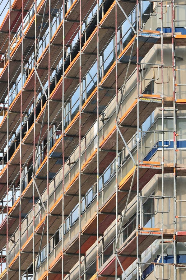 Office Building Construction Stock Image Image of pole, outside 10744325