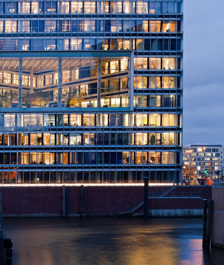 Modern Office Building In Hamburg. Stock Image Image of reeperbahn
