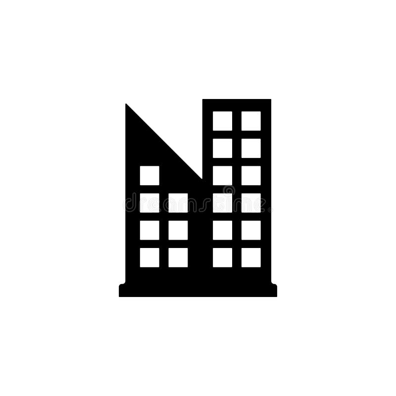 Office building icon. Element of building icon for mobile concept and web apps. Detailed office building icon can be used for web stock illustration