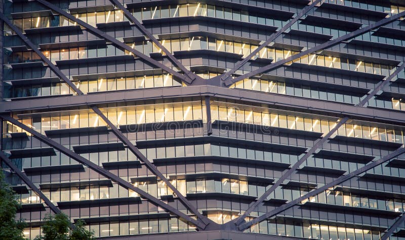 Office building in Mexico City stock photography