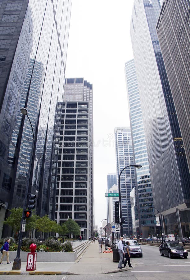 New York downtown stock images