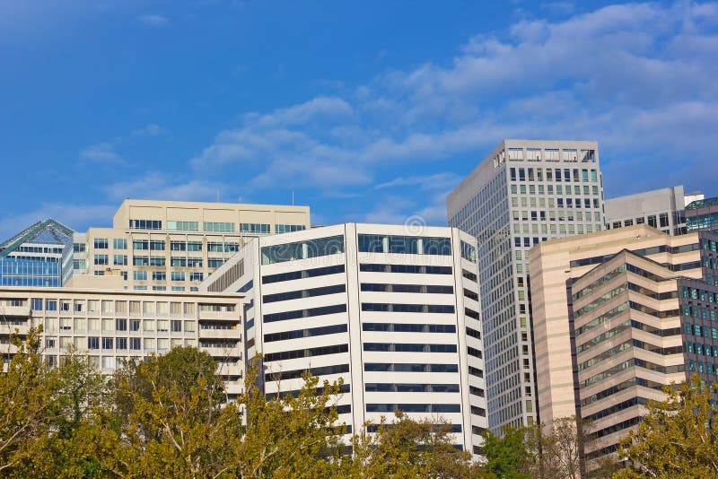 Office Buildings in Arlington, Virginia Stock Image - Image of ...