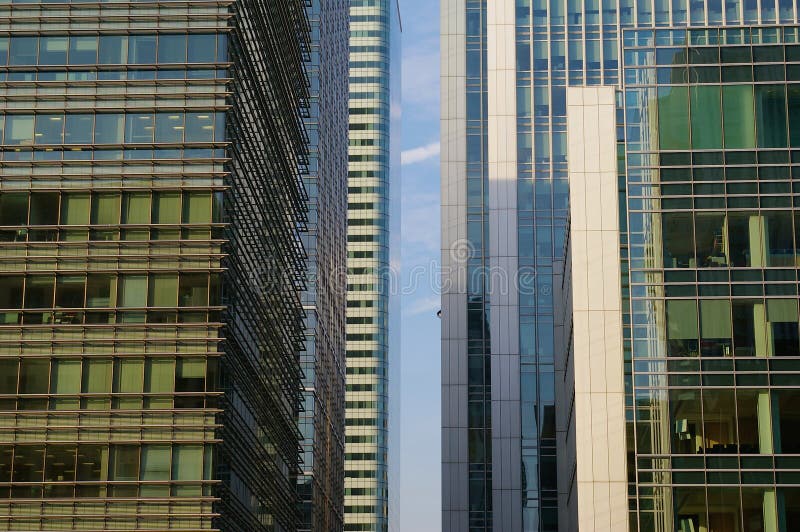 Office buildings in Canary Wharf