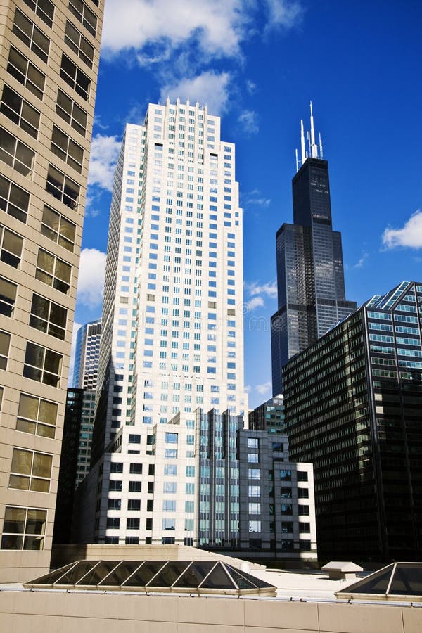 Office Buildings in Chicago Stock Photo Image of vacations, famous