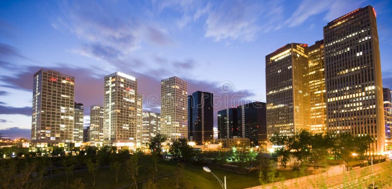 Office buildings in downtown