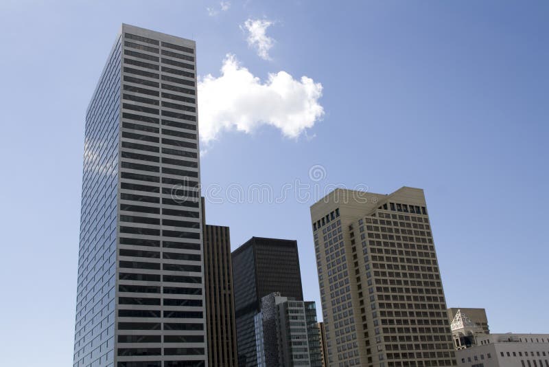 Office buildings seattle stock photo. Image of commercial 30591524