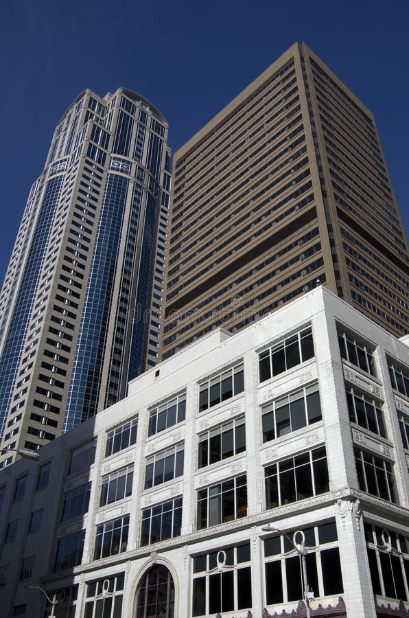 Office buildings seattle stock image. Image of city, metropolis 51734959