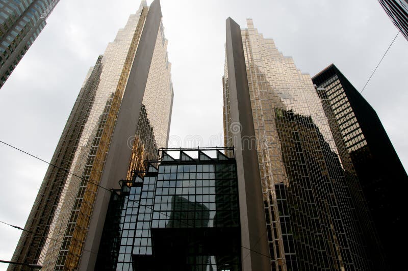 Office Buildings Toronto Canada Stock Photo Image of street