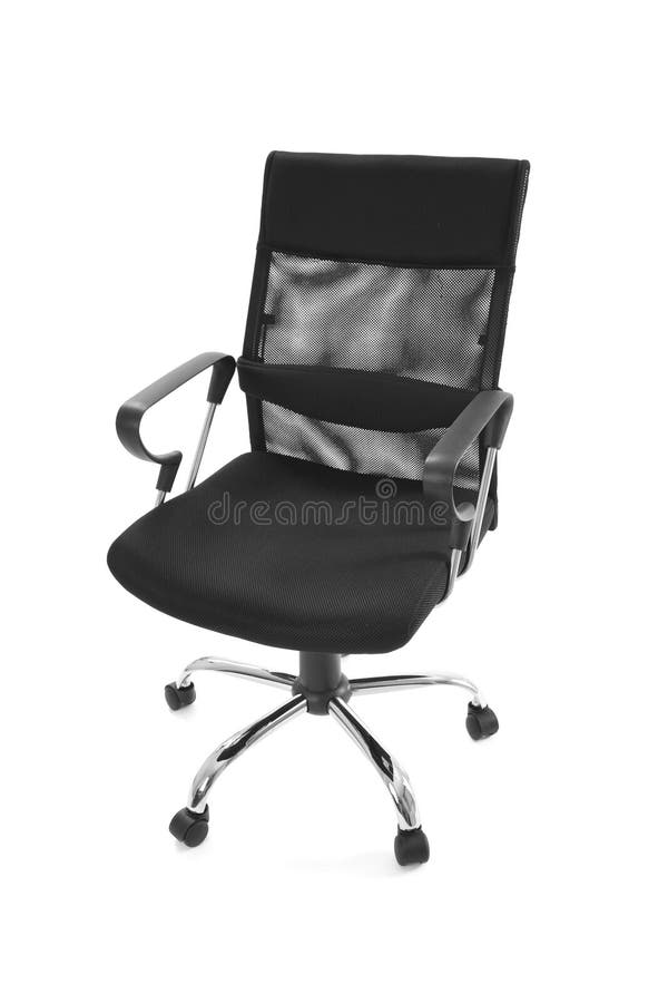 Office chair stock photo. Image of isolate, black, style 18015122