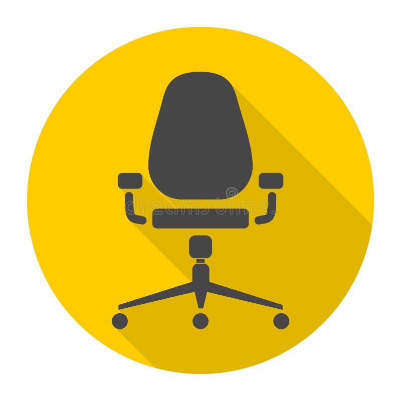 Office chair icons set stock vector. Illustration of object 84691517