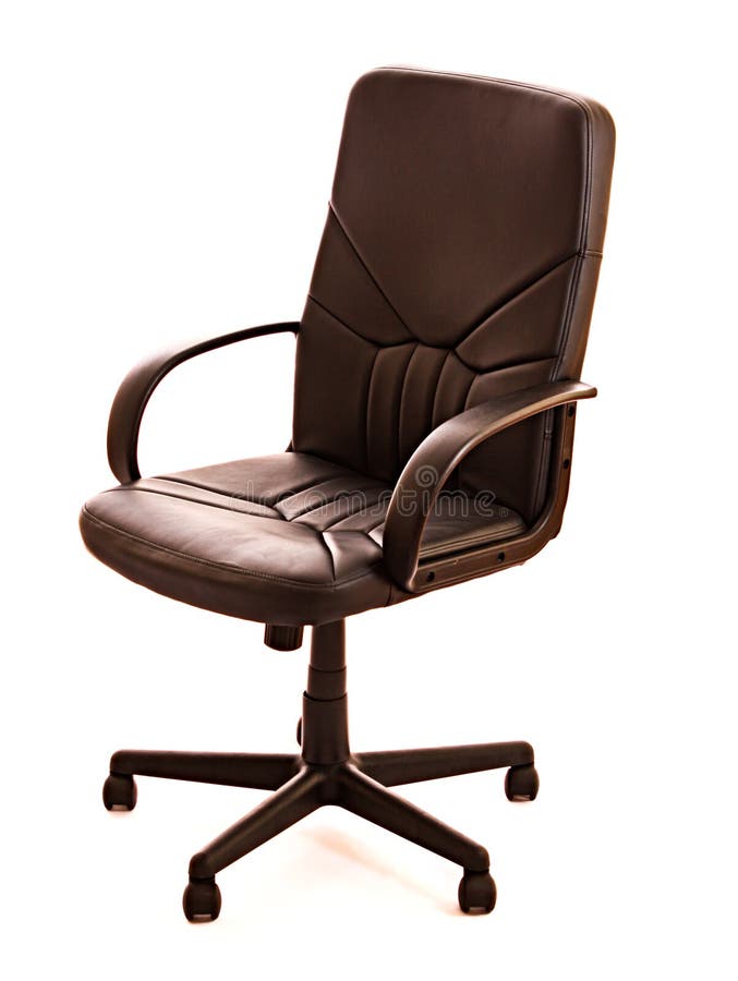 Office chair isolated stock image. Image of sitting, chair 13633149