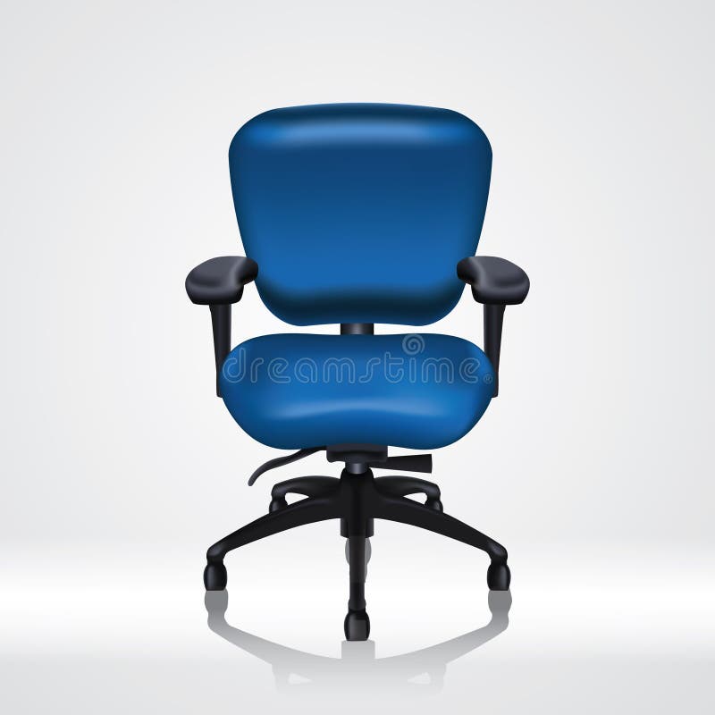 Office Chair. Vector Illustration Decorative Background Design Stock