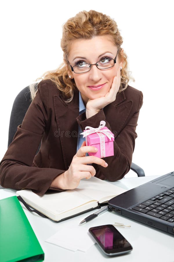 Office clerk-2 stock image. Image of desktop, notebook - 28759545