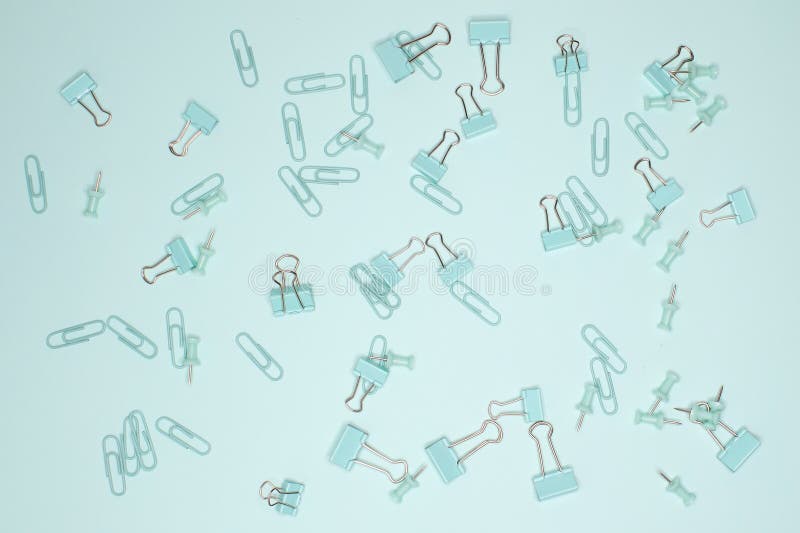 Office clips and binders stock image. Image of design 179785465