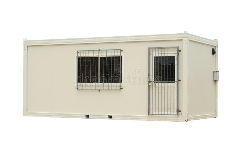Office container movable stock image