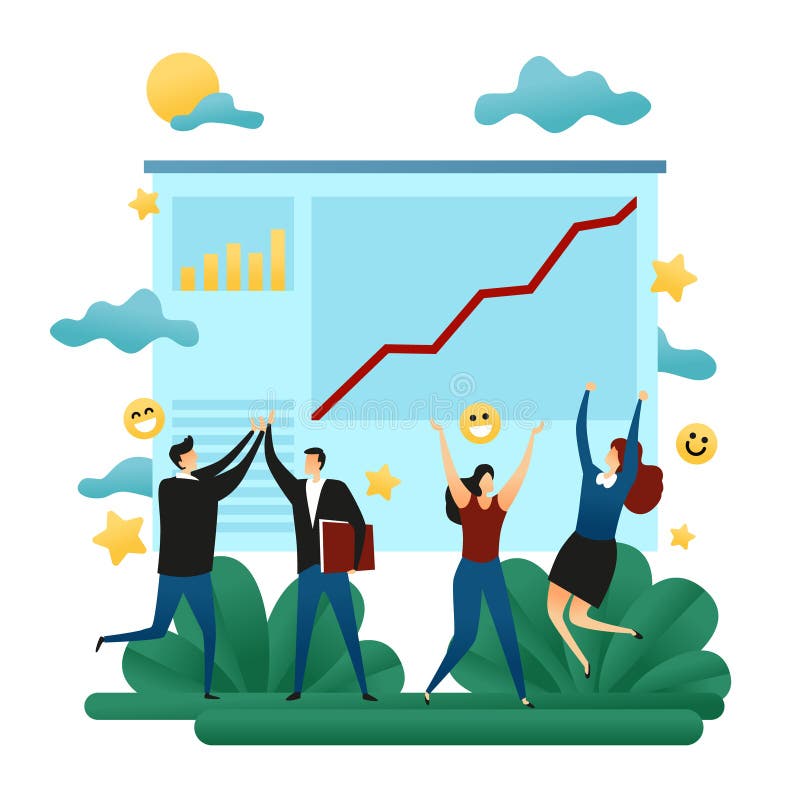 Office Cooperative Teamwork Happy Business People Success Planing Line Grouth Direction To A Successful Path Execution Of Plan Stock Vector Illustration Of Happy Execution Office Cooperative Teamwork Happy Business People Success Planing Line Grouth Direction To A Successful Path Execution Of Plan Stock Vector Illustration Of Happy Execution